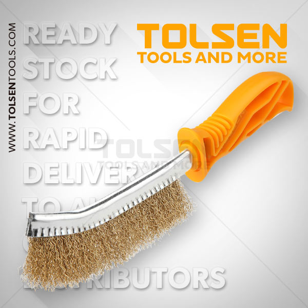 Buy WIRE BRUSH SINGLE 32060 TOLSEN Online | Hardware Tools | Qetaat.com